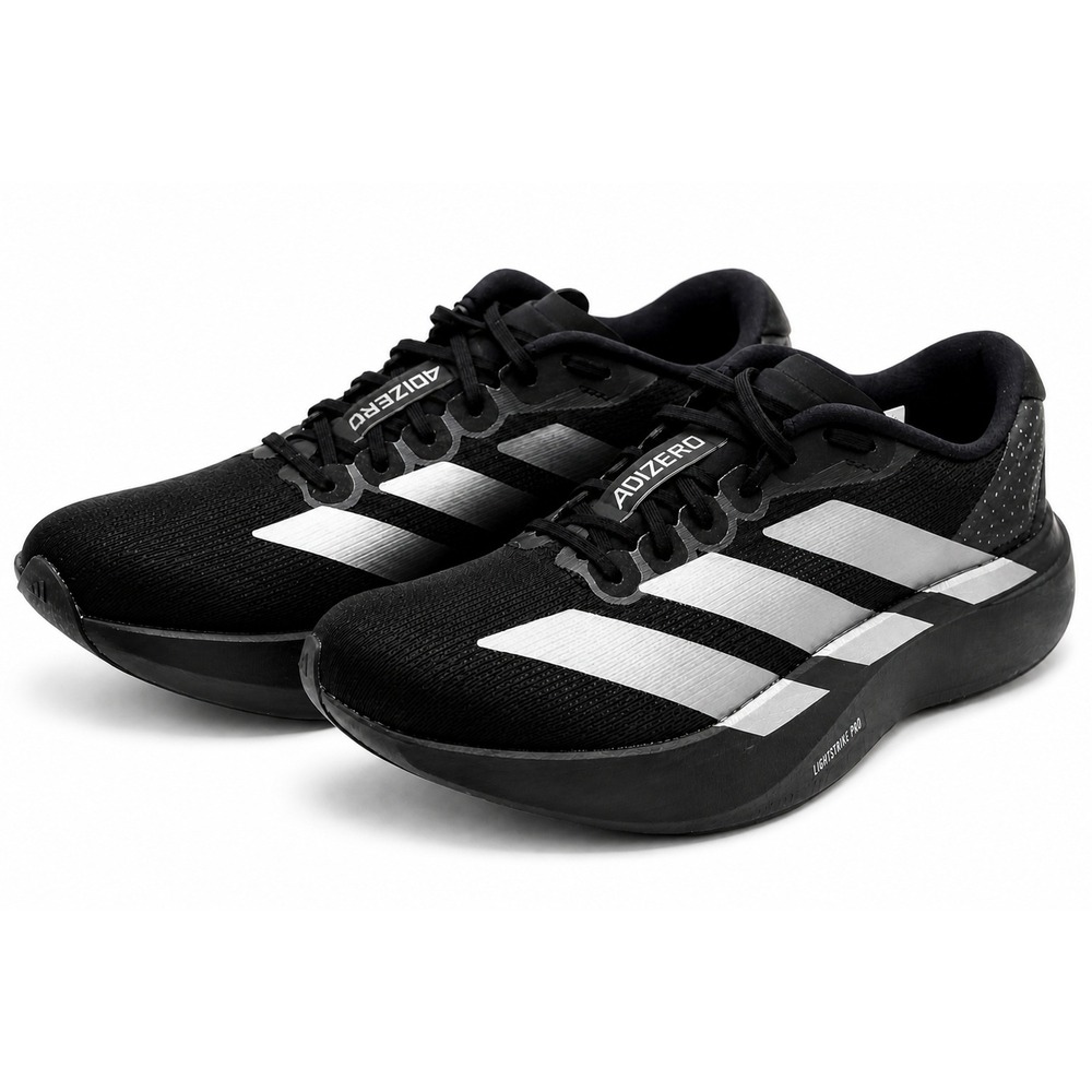 Adidas Adizero Evo SL Womens 8.5 Black/Iron Lightstrike Pro Running Shoes JP7147